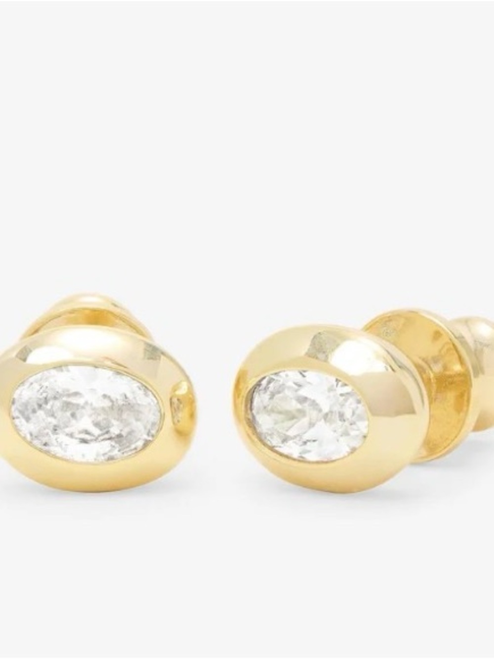 Melinda Maria She's a Boss Studs 6mm
Gold|White Diamondettes
